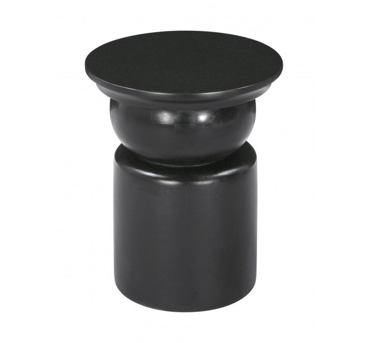 Colombo Side Table in Black - Angled