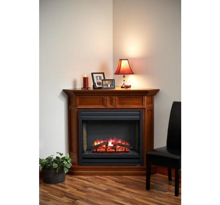 Outdoor Greatroom Company Columbia Corner Cabinet & Riser - Lifestyle