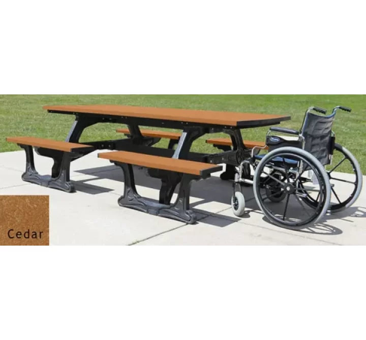Polly Products Commons Table ADA Compliant 2 ends (HP)