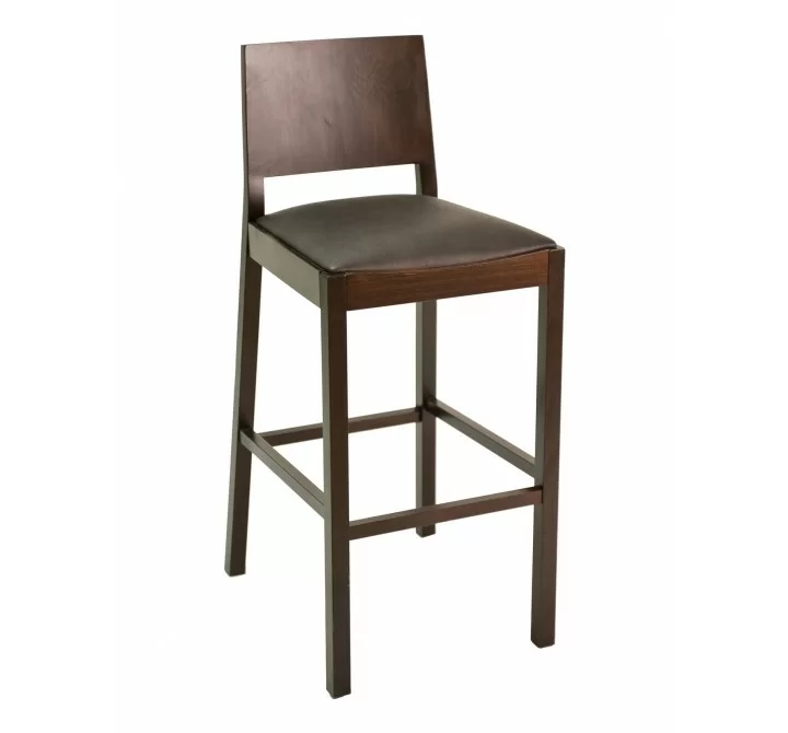 European 40.5" Beech Wood Barstool