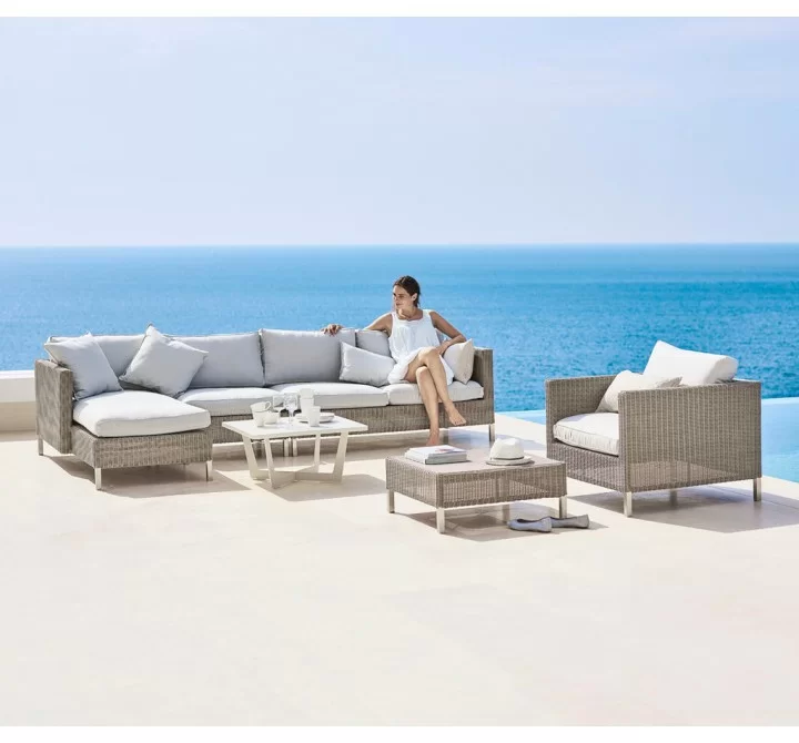 Cane-Line Connect Lounge Chair set outdoor vewi