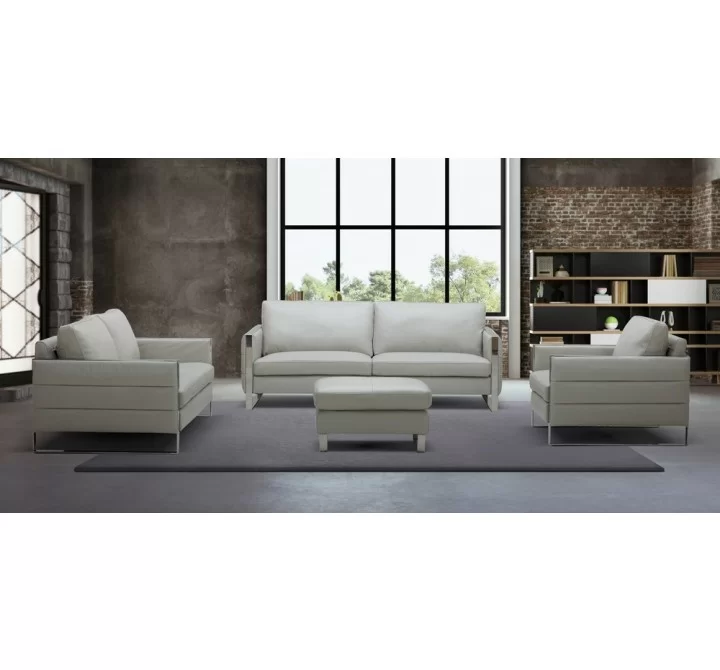 J&M Furniture Constantin Light Grey Sofa Set
