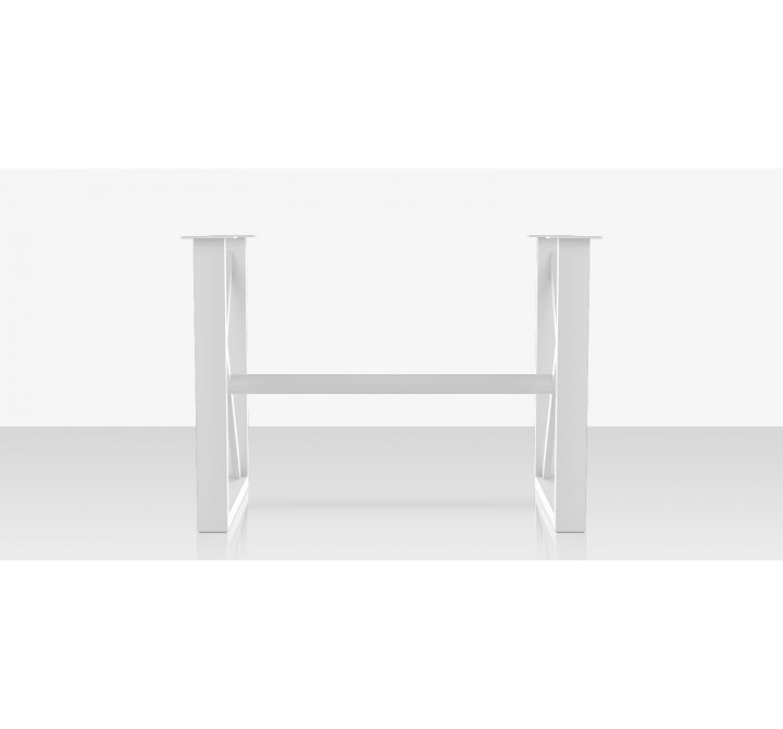 Source Furniture Contemporary Square X Style Bar Table Base Front