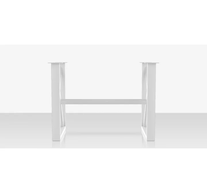 Source Furniture Contemporary Square X Style Bar Table Base Front