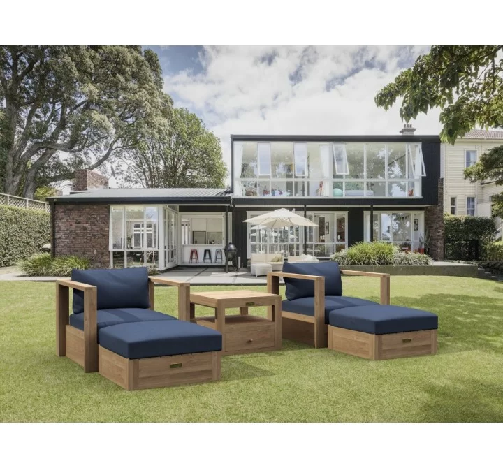 Anderson Teak Copacabana Modular Deep Seating Set