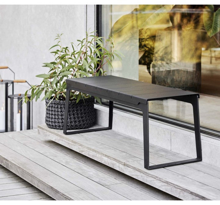 Cane-Line Copenhagen Bench side view