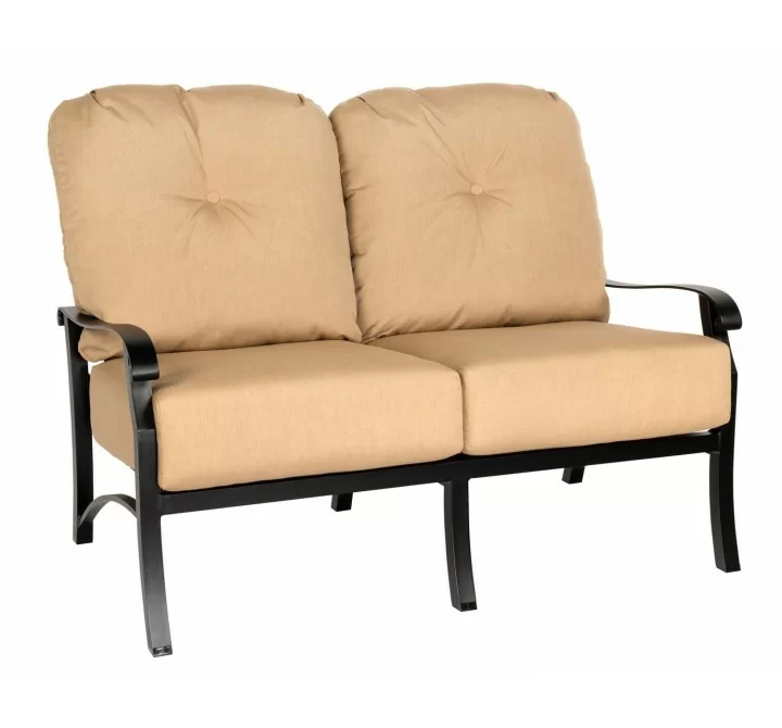 Woodard Cortland Cushion Love Seat - Angled