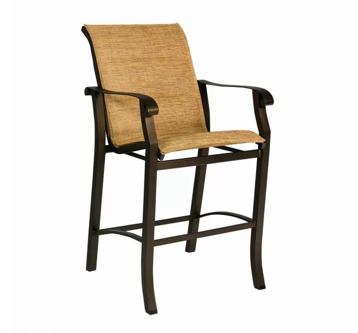 Woodard Cortland Padded Sling Stationary Bar Stool - Admin
