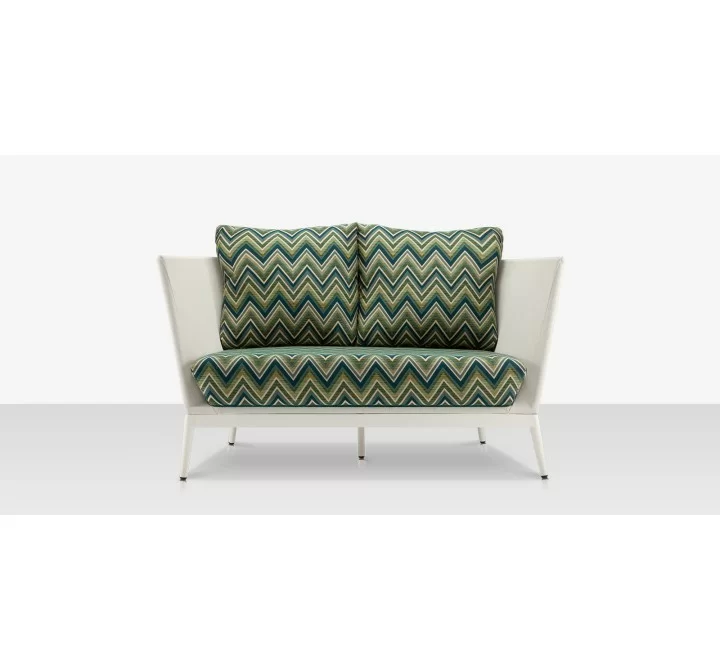 Source Outdoor Furniture Cosmo Aluminum Loveseat front