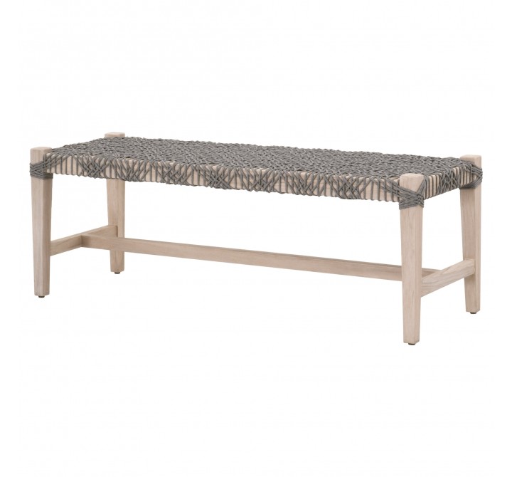 Essentials For Living Costa Outdoor Bench - Front Side Angle