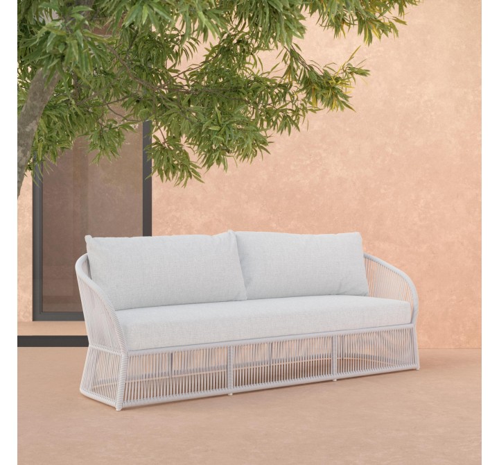 Azzurro Living Cape Town 3 Seat Sofa + Polar Cushion - Lifestyle 2