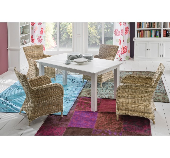Nova Solo Wickerworks Rook Dining Chair - Lifestyle