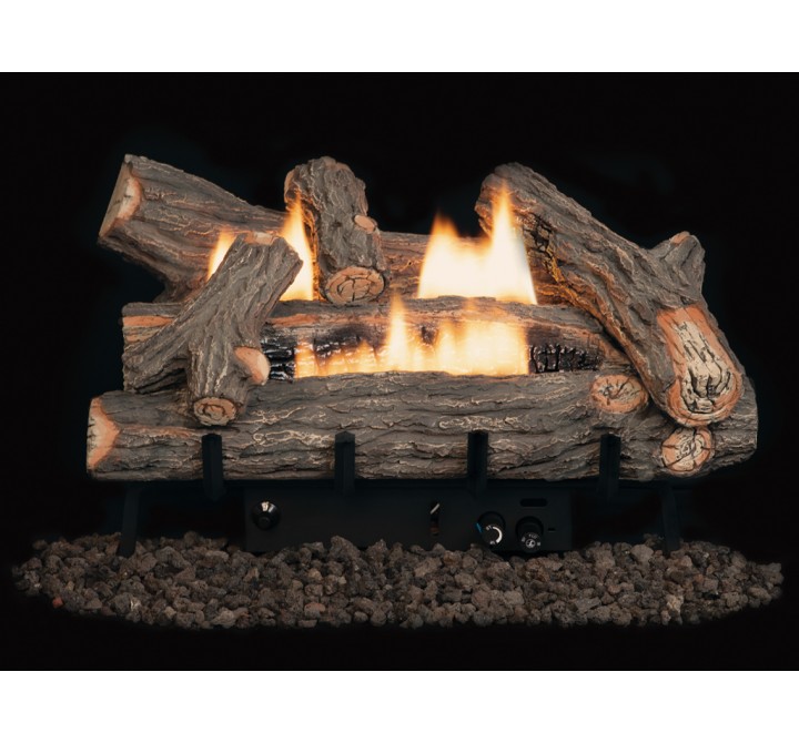 Superior Fireplaces 18" V Crescent Hill HD Log and HD Fiber