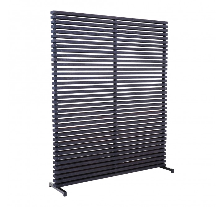 Moe's Home Collection Dallin Screen - Black - Front Side Angle