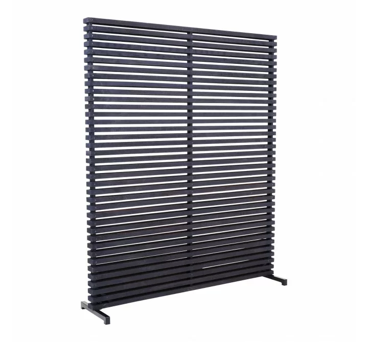 Moe's Home Collection Dallin Screen - Black - Front Side Angle