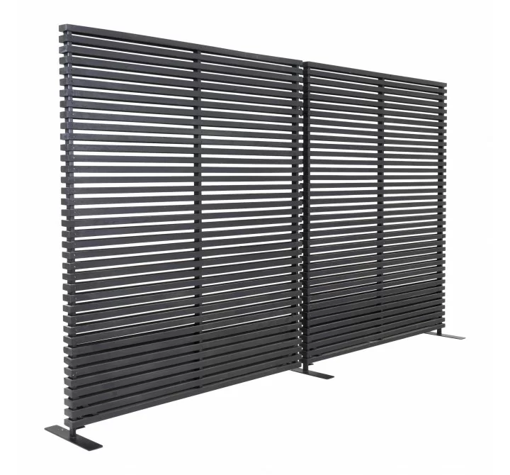 Moe's Home Collection Damani Screen - Black - Front Side Angle