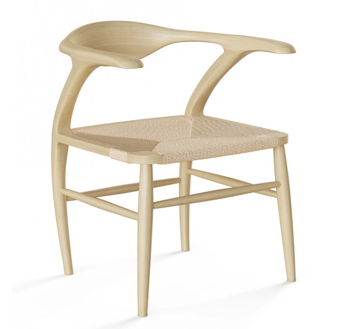 Aeon Shanghai Dining Chair American Ash / Natural Papercord