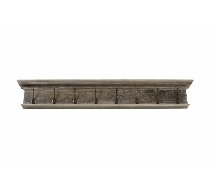 Natural Wash - Nova Solo Halifax 8-Hook Coat Rack - Front