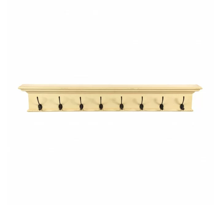 Nova Solo Halifax 8 Hook Coat Rack in Yellow - Front Angle