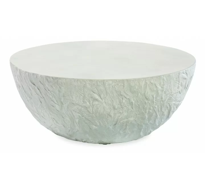 Sunset West Antique Stone Bowl Coffee Table - Front Angle