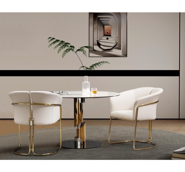 Jolie Dining Armchair in Beige-Lifestyle