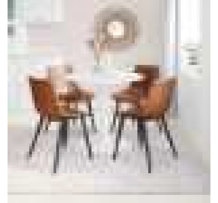 Daniel Dining Chair in Vintage Brown - Lifestyle