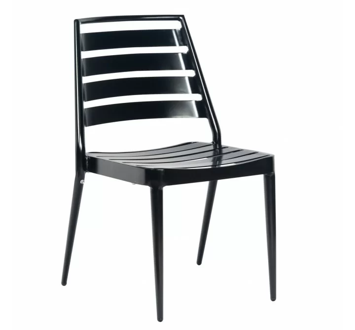 Woodard Daytona Slat Dining Chair - Angled
