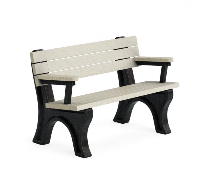 Polly Products Deluxe Backed Bench with arms