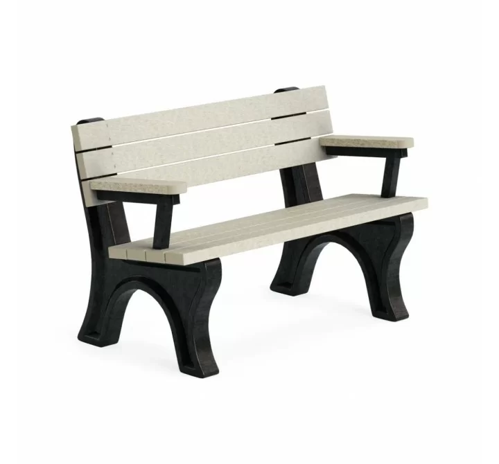 Polly Products Deluxe Backed Bench with arms