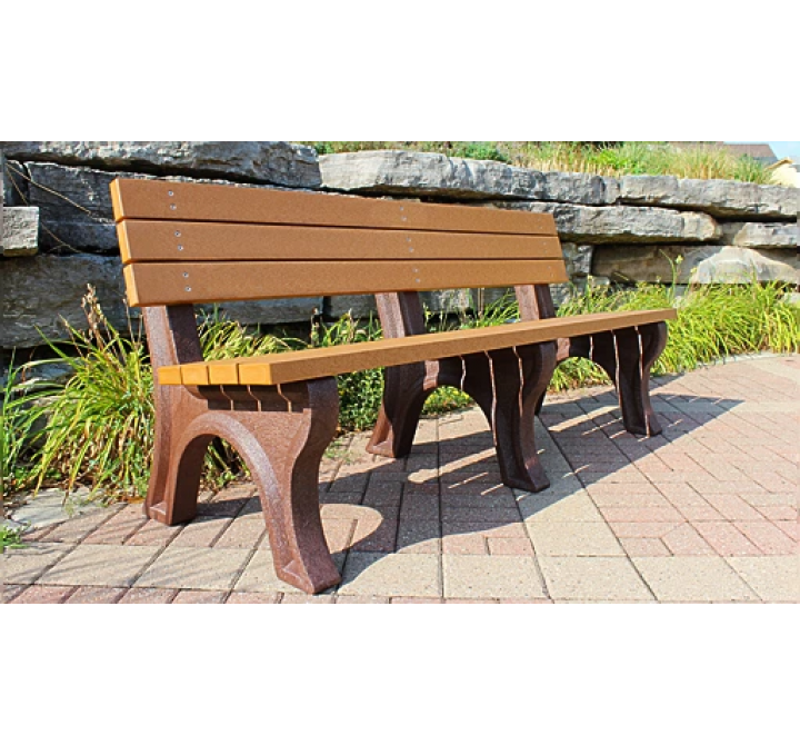 Polly Products Deluxe Backed Bench