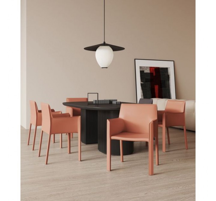 Manhattan Comfort Vogue Faux Leather Arm Chair