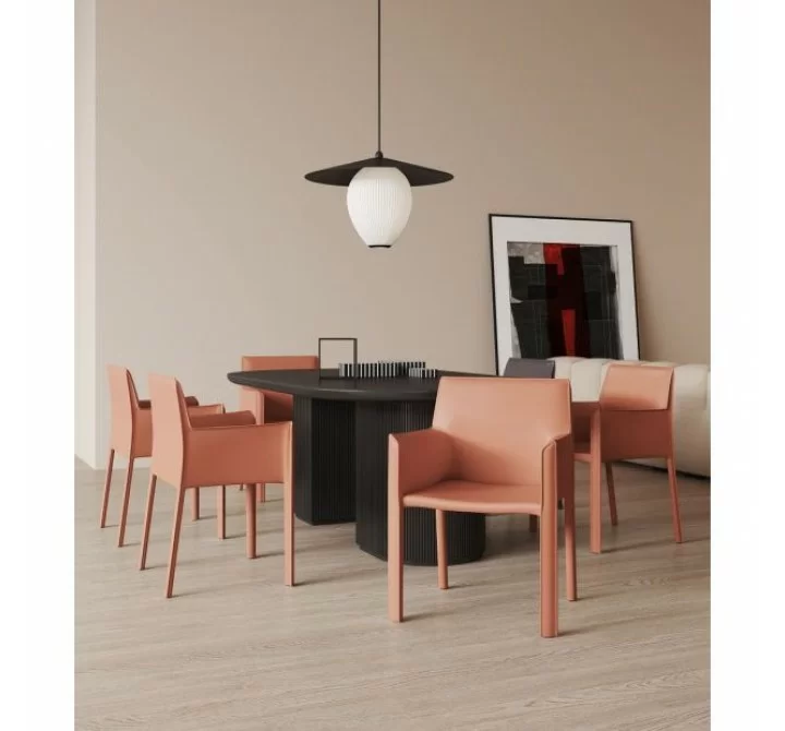 Manhattan Comfort Vogue Faux Leather Arm Chair