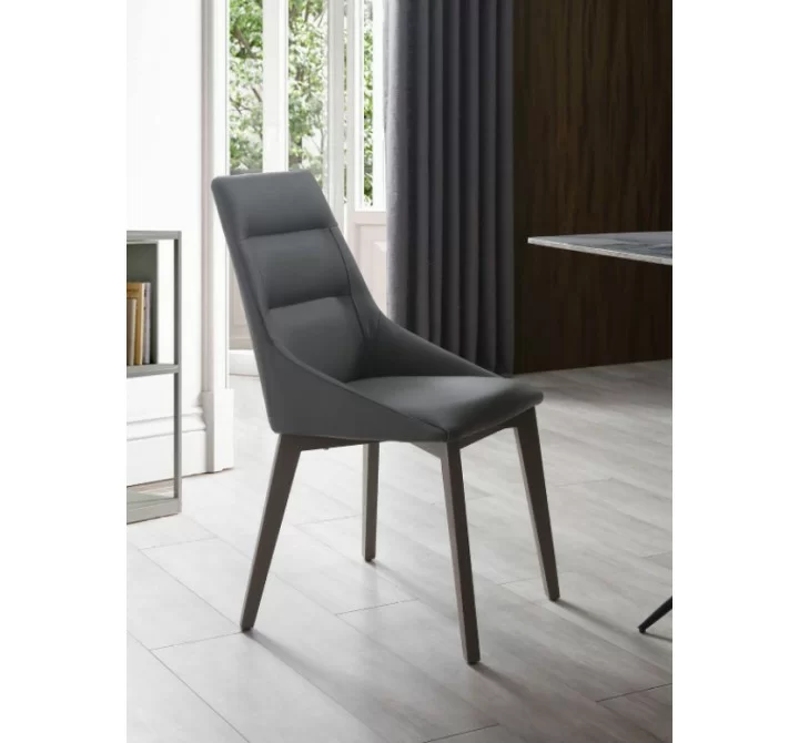 Whiteline Modern Living Siena Dining Chair With Grey Dining Chair - Lifestyle