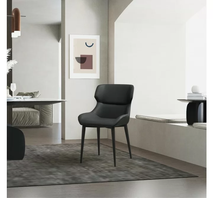 Living Morocco Dining Chair in Black- Lifestyle