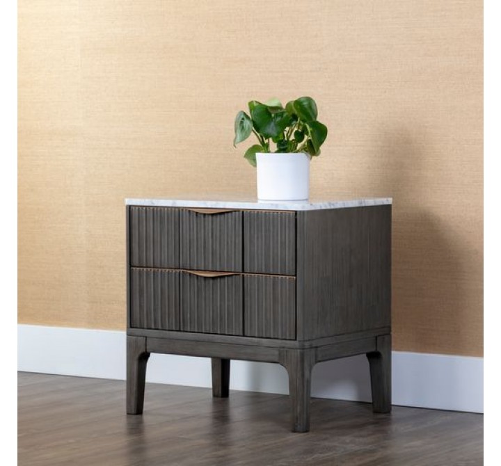 Sunpan Keldon Nighstand - Lifestyle