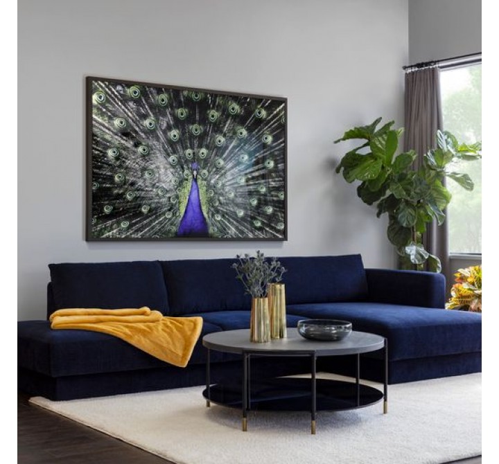 Sunpan Tecoma Sofa Chaise - Raf - Danny Navy - Lifestyle