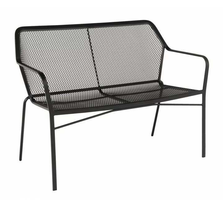 Woodard Et Cetera Delmar Stacking Bench - Angled