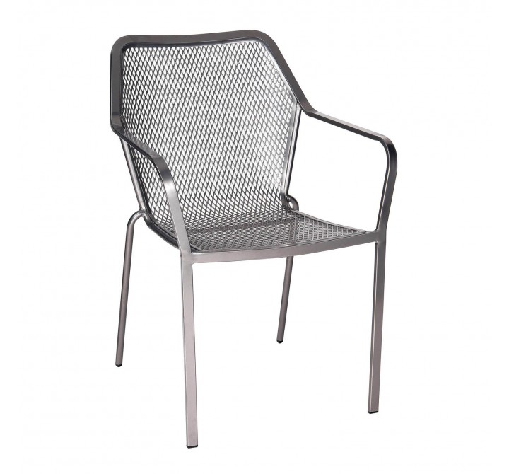 Woodard Et Cetera Delmar Stacking Arm Chair