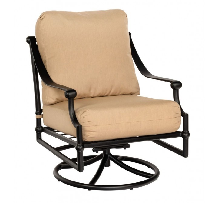 Woodard Delphi Swivel Rocking Lounge Chair - Angled