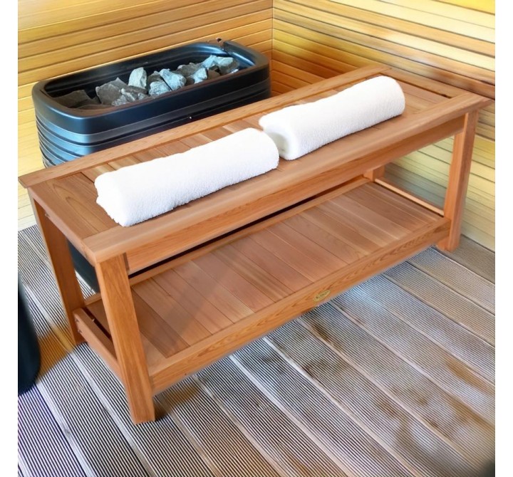 Deluxe Sauna Bench - Lifestyle