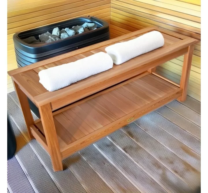 Deluxe Sauna Bench - Lifestyle