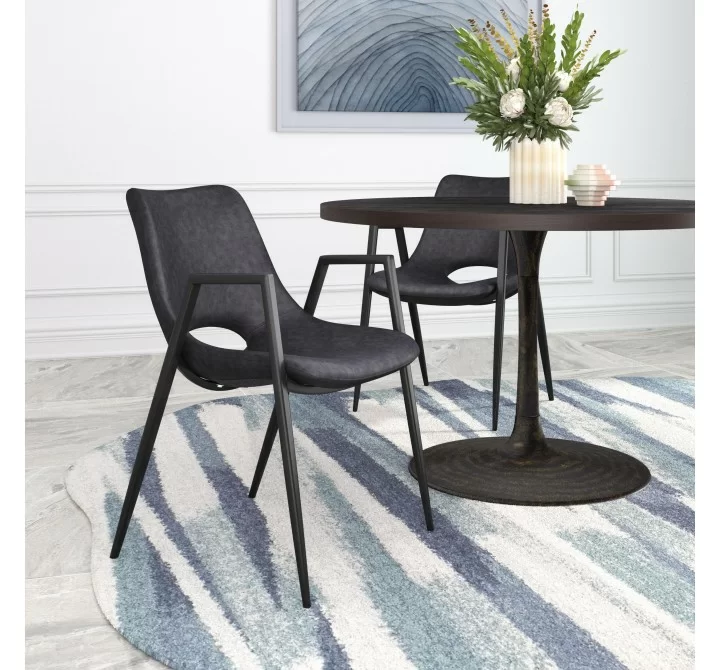 Desi Dining Chair Black- Lifestyle 1