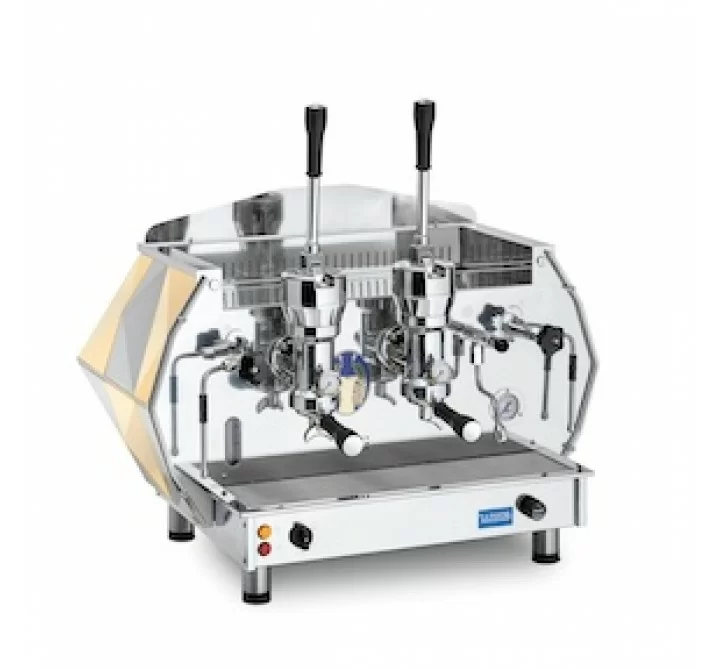 La Pavoni - Diamante ESPRESSO - 2 Group Lever in Gold - Up
