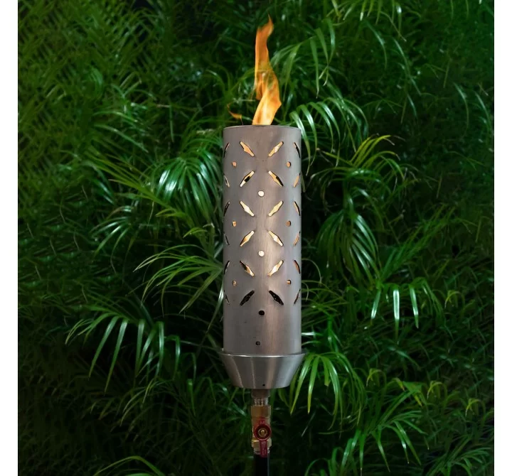 The Outdoor Plus Diamond Plate Torch - Stainless Steel