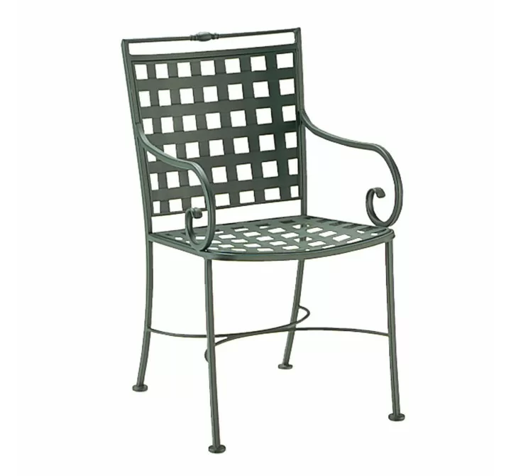 Woodard Sheffield Dining Armchair - Angled