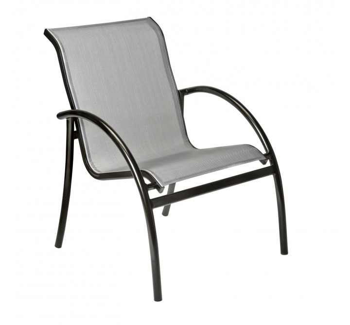 Woodard Tribeca Dining Armchair - Angled