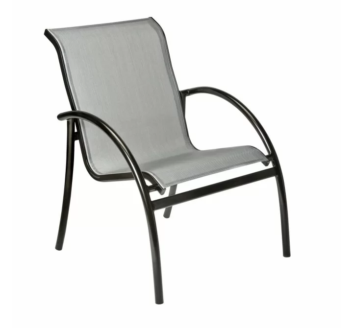 Woodard Tribeca Dining Armchair - Angled