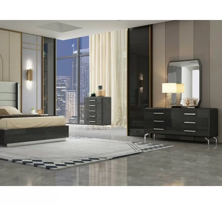 Whiteline Modern Living Los Angeles Double Dresser