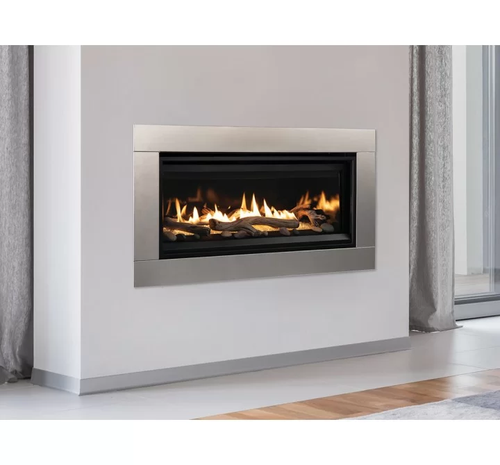 Superior Fireplaces 35" Linear DV Elec In NG/LP