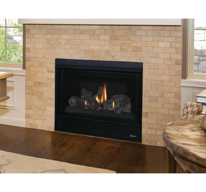 Superior Fireplaces 33" Direct Vent with NG/LP Gas and Rear Vent